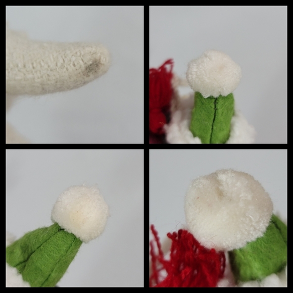 (14) Fabric Animals Christmas Holiday Ornaments - Llama Narhwal Elephant Bird - Picture 15 of 16